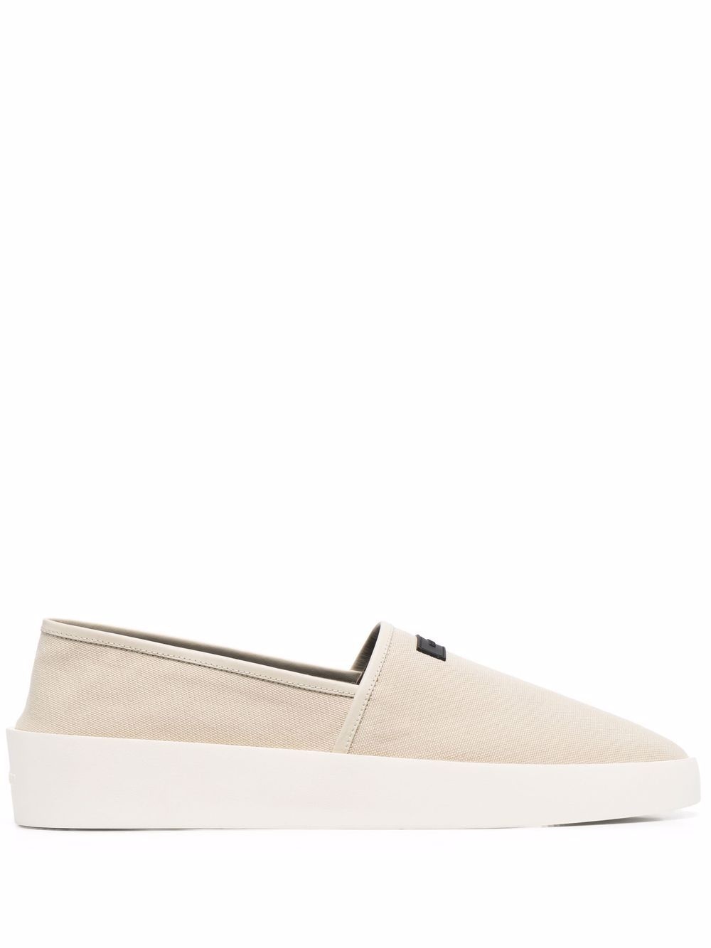 slip-on patch-detail trainers - 1