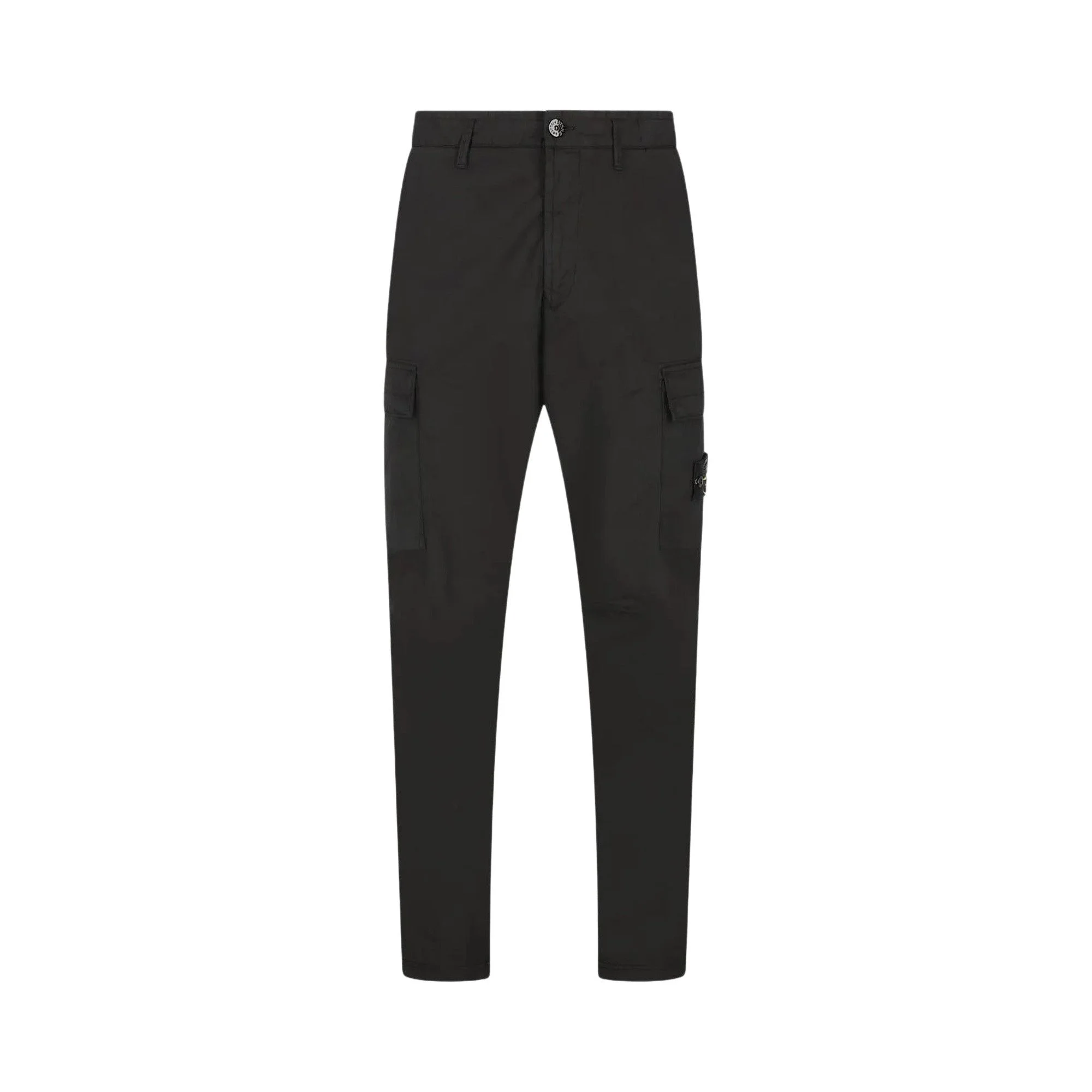 Stone Island Casual Cargo Pocket Trousers 'Black' - 1