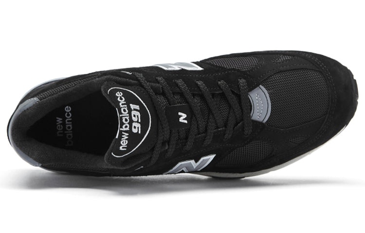 (WMNS) New Balance 991 Black/White W991EKS - 3