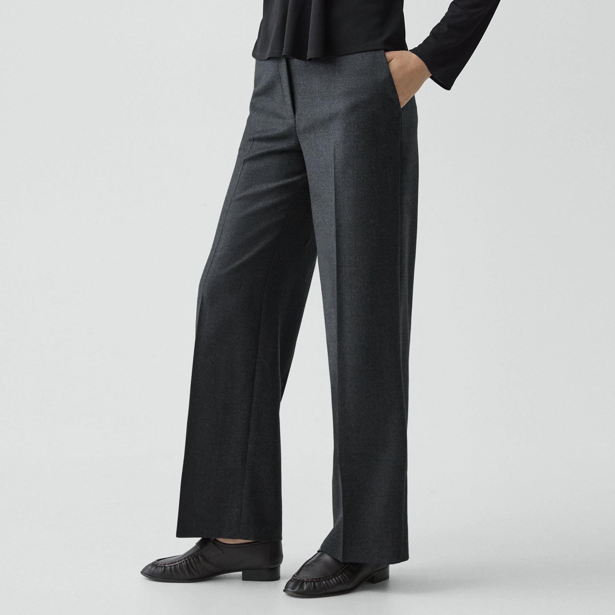 Classic Straight Pant in Sleek Flannel - 5