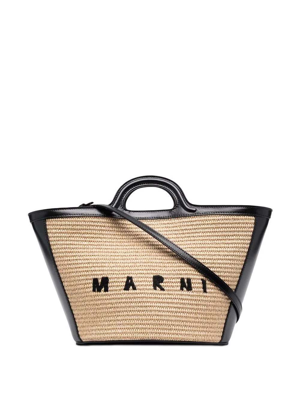 embroidered-logo tote bag - 1