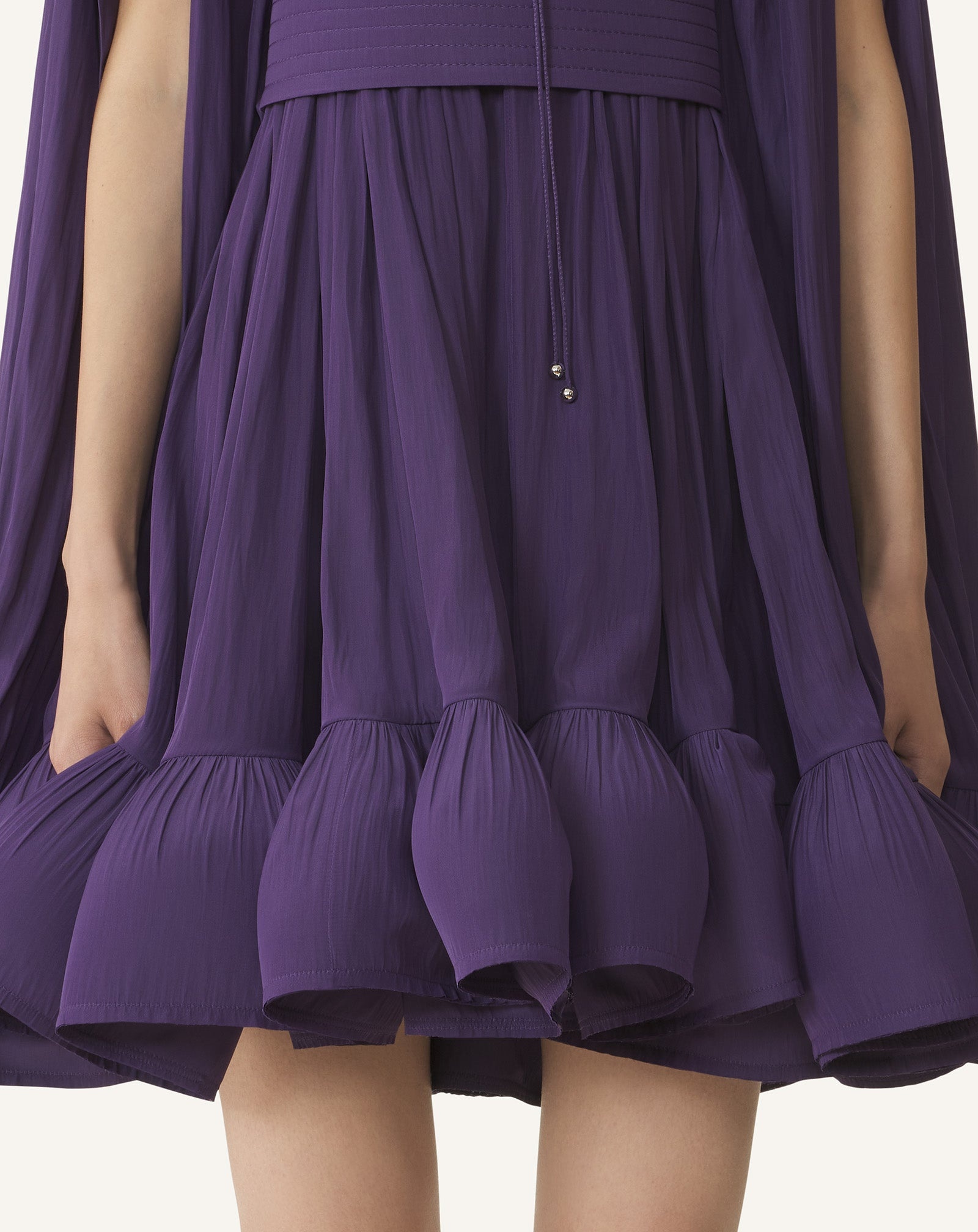 SHORT CHARMEUSE DRESS - 6