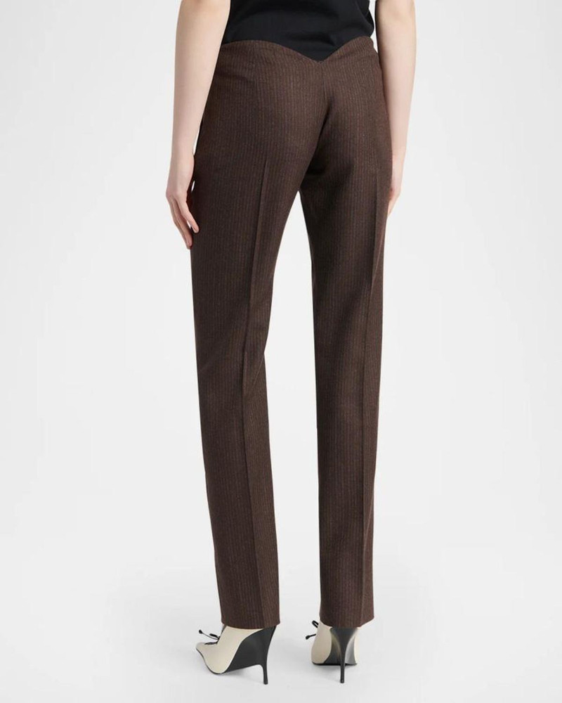 Crop Wool Cigarette Trousers 3