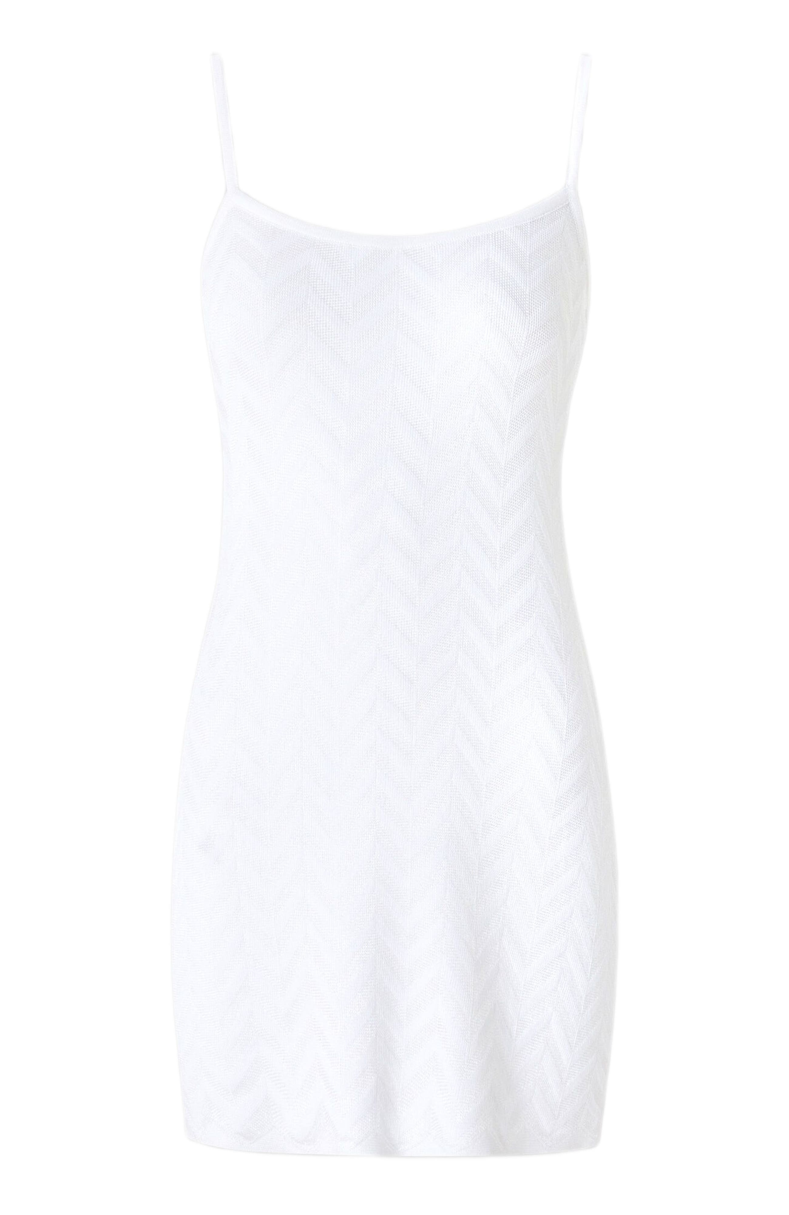Missoni Tonal Chevron Sleeveless Mini-dress in White at Nordstrom - 2