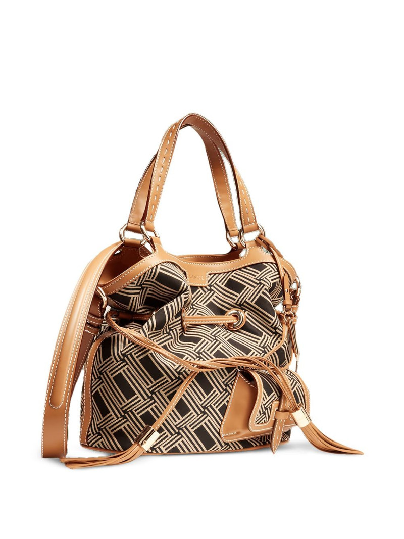 Premier Flirt geometric-pattern bucket bag 5
