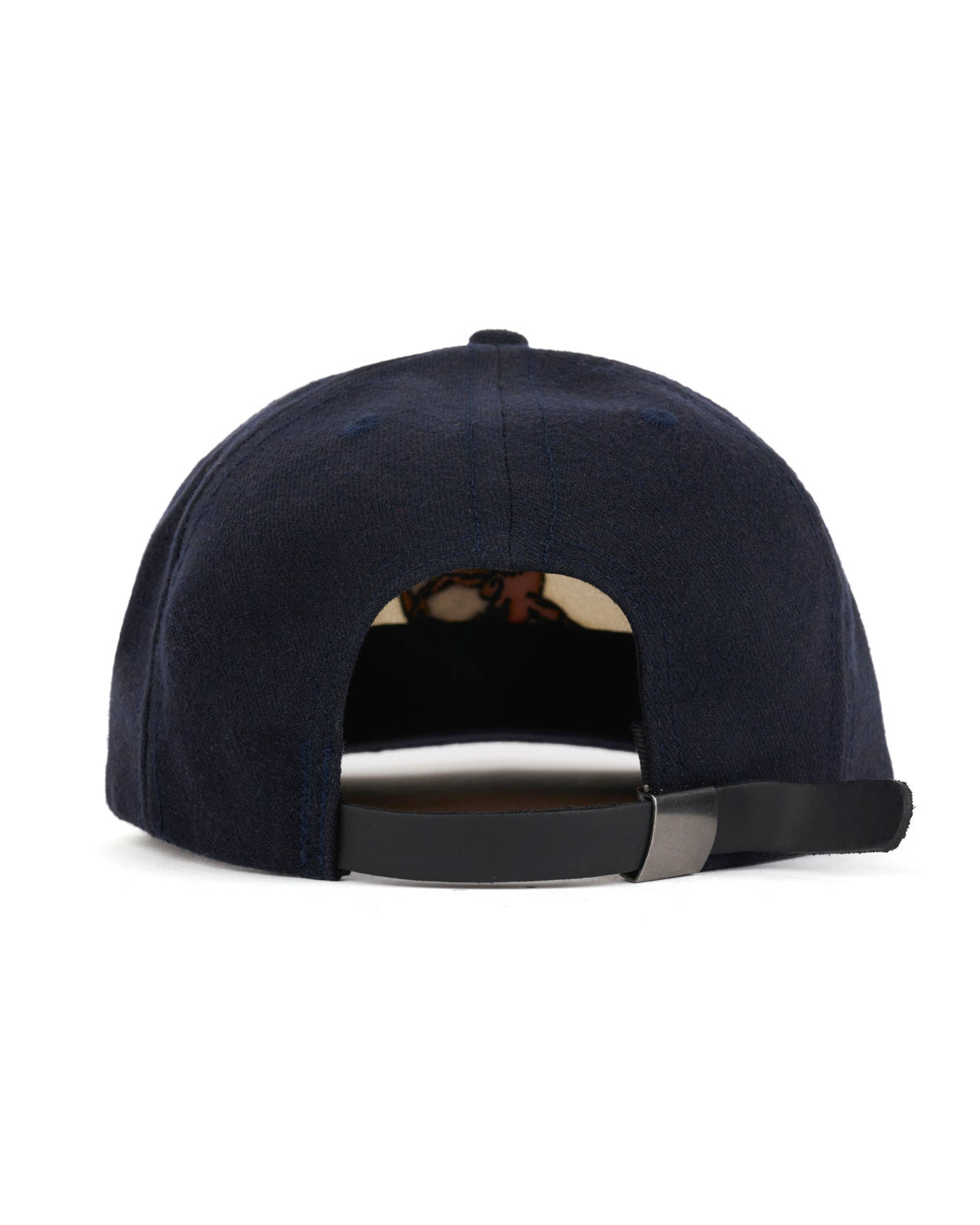 Waning Crescent Curved Front 6 Panel Hat - Navy Multi - 3