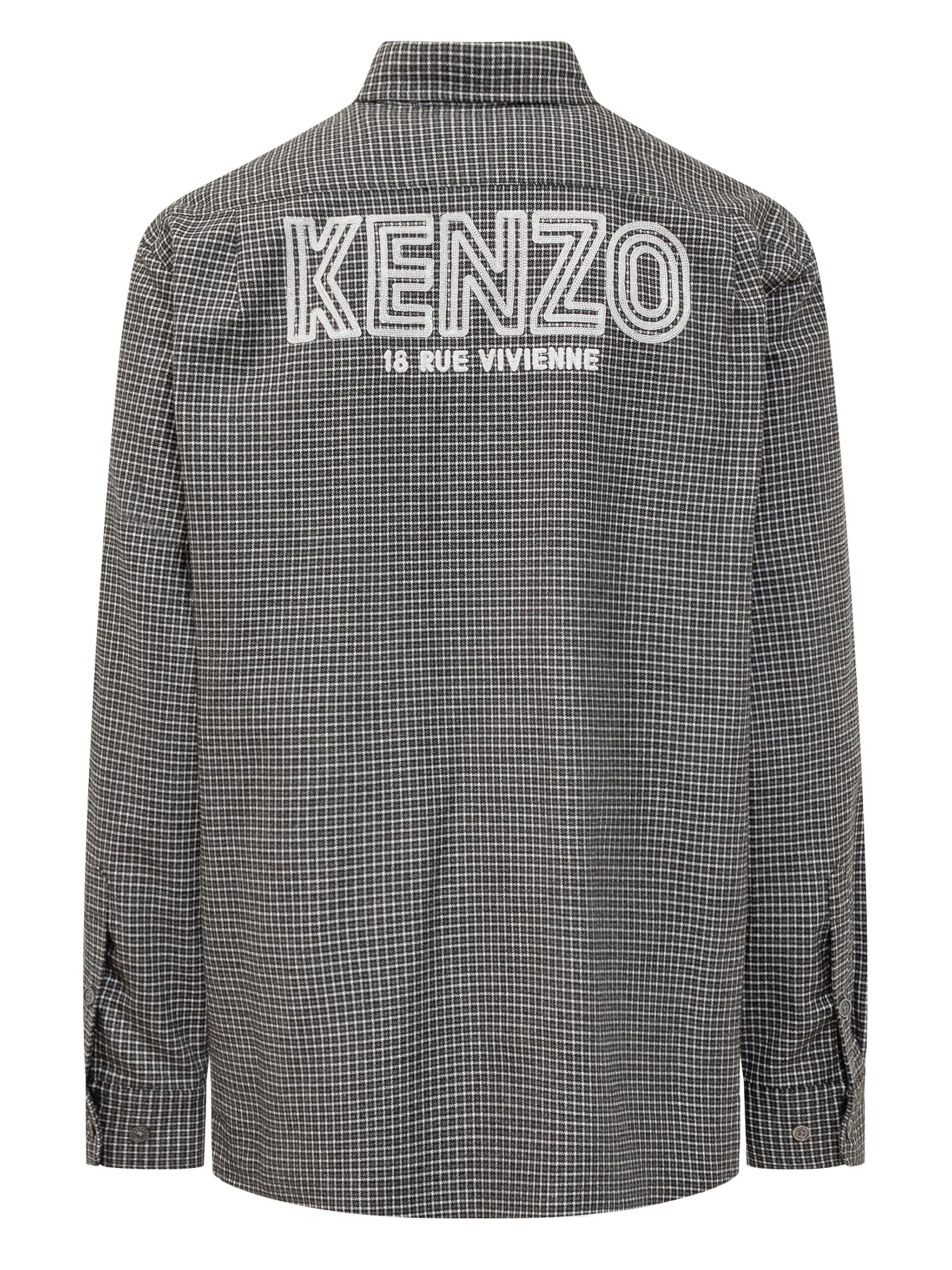 LOGO-EMBROIDERED COTTON SHIRT - 2