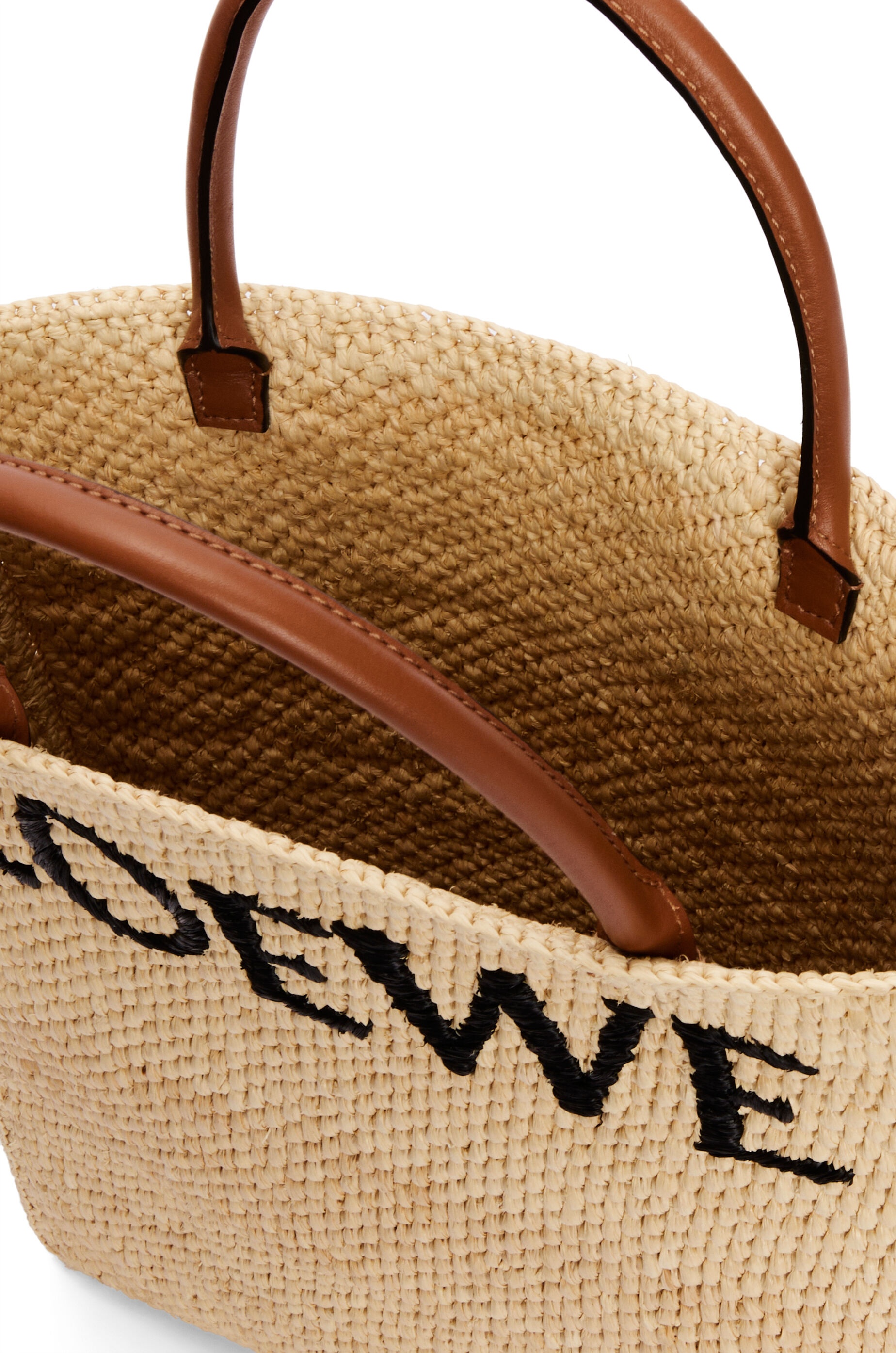 Loewe A4 Standard Tote bag in raffia | REVERSIBLE
