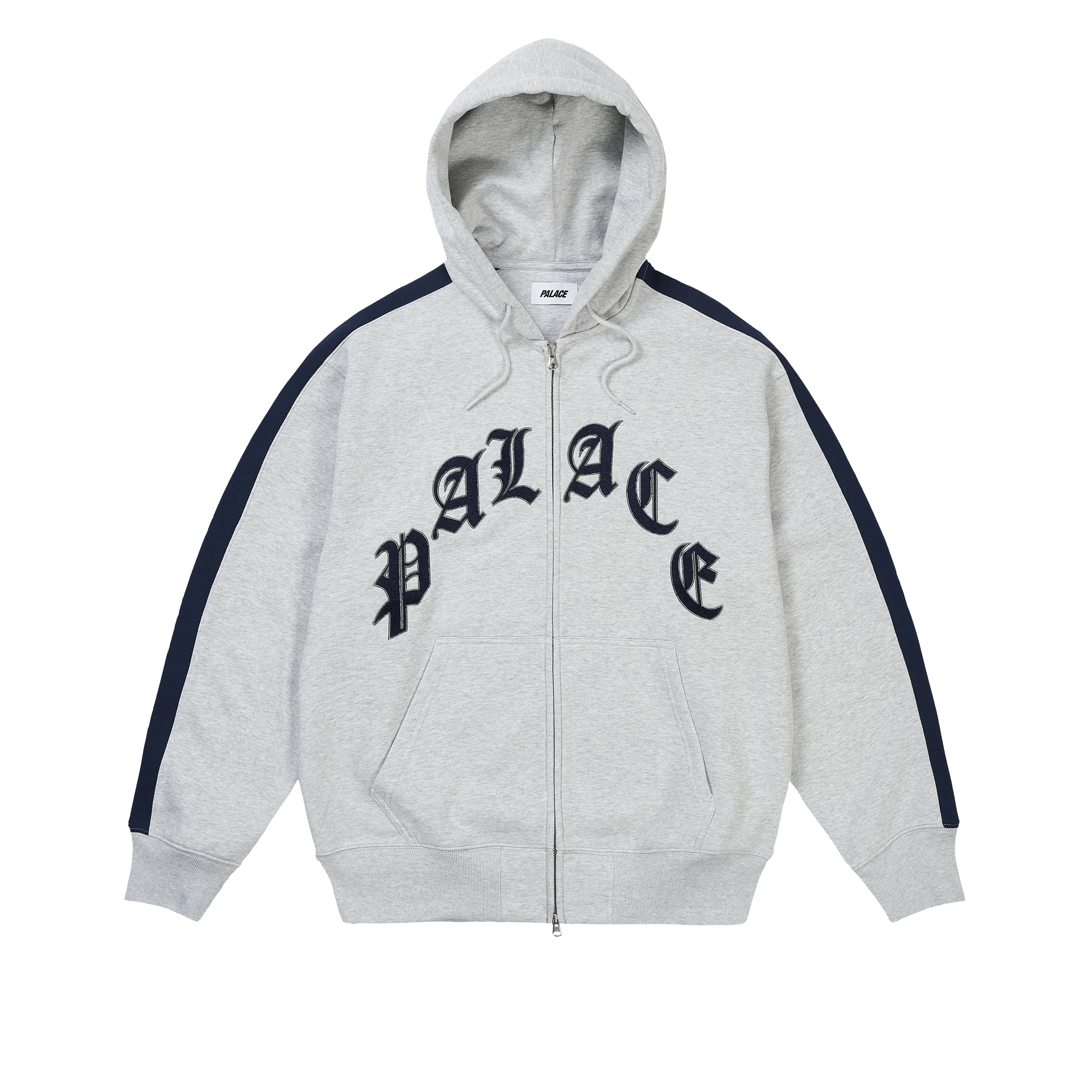 LEGACY ZIP HOOD GREY MARL - 1