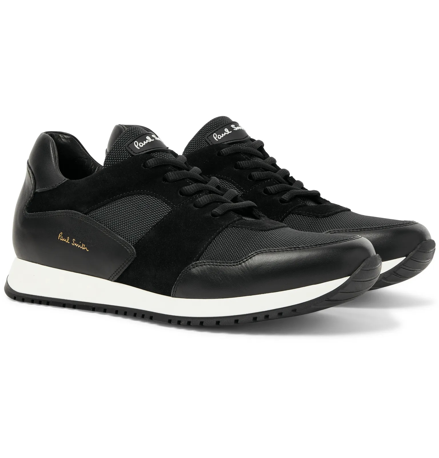 Pioneer Leather, Suede and Mesh Sneakers - 2