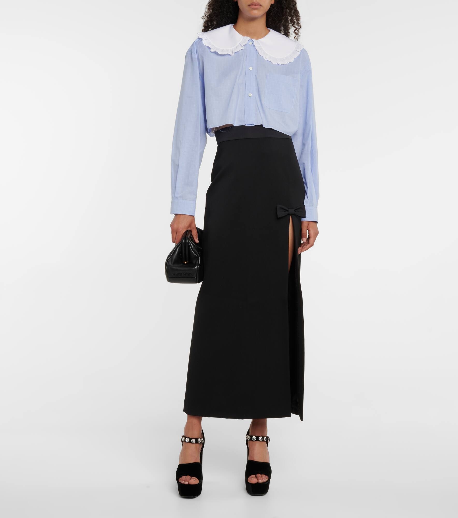 Cotton poplin blouse - 2