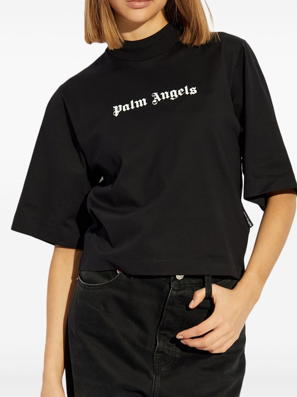 logo-print T-shirt - 3