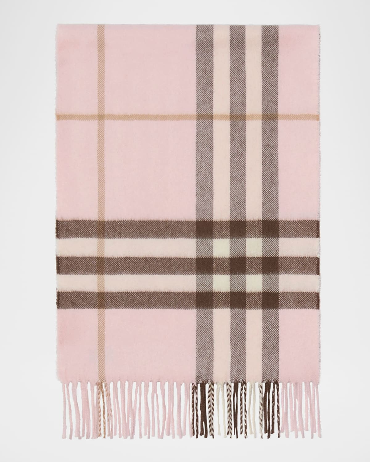 Cashmere Check Scarf - 1