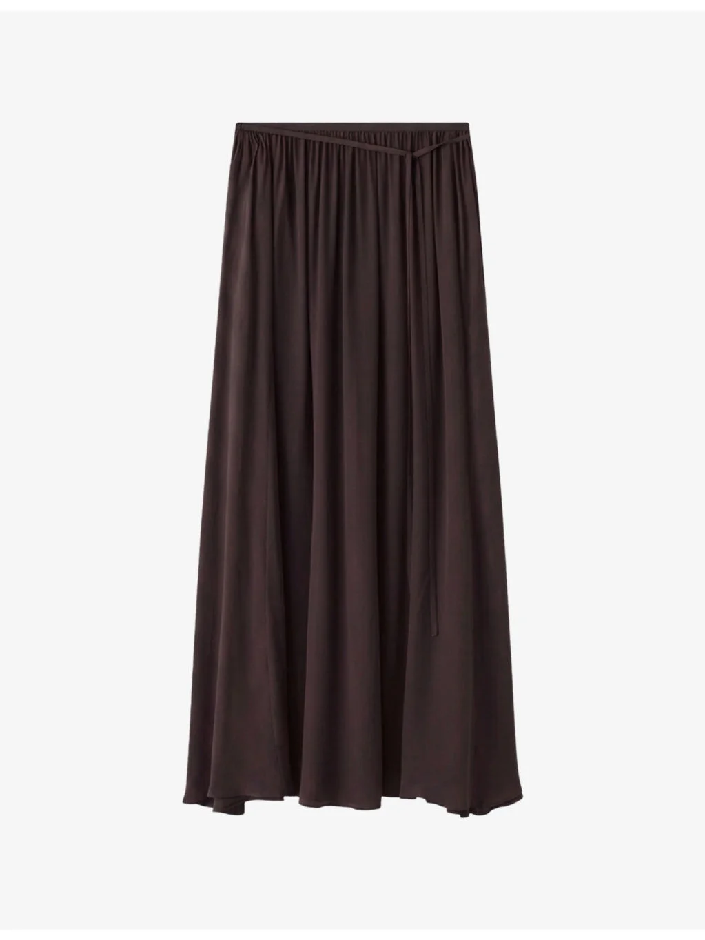 Elba Tie-Waist Crepe Maxi Skirt - 1