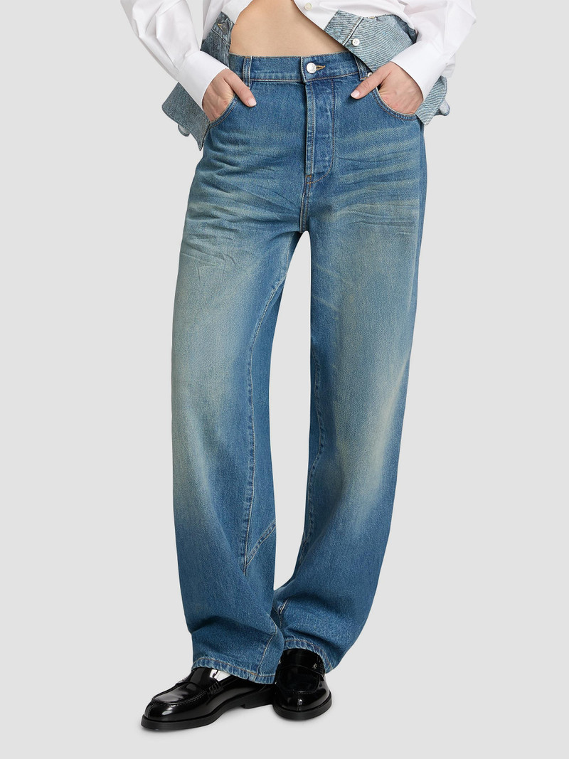 Women's Relaxed Mid-Rise Jeans - Blue 3
