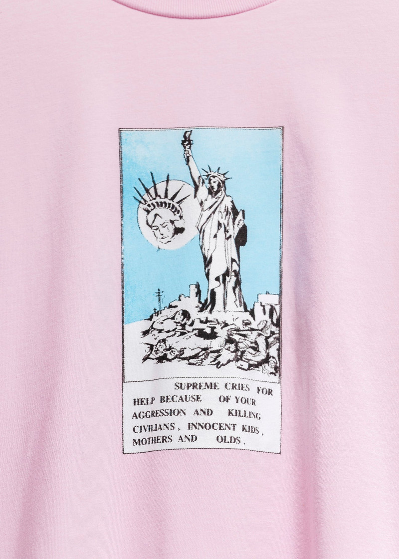 Supreme Supreme Pink Liberty T-Shirt outlook