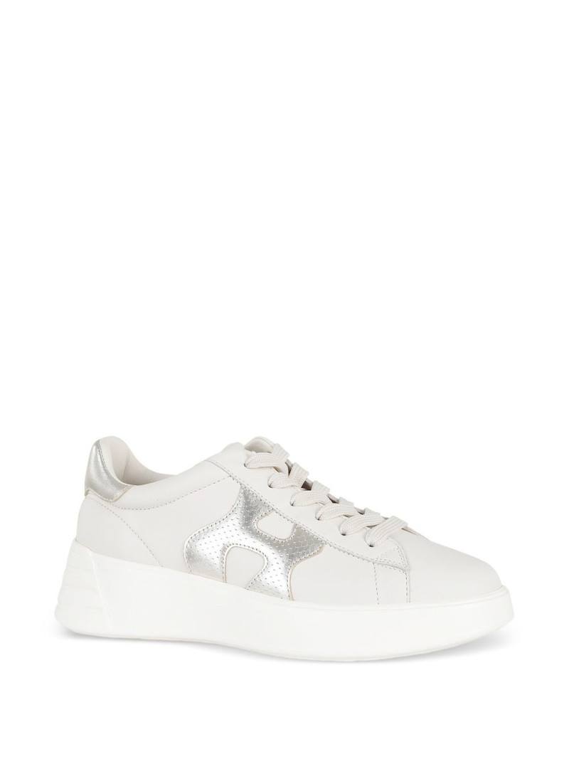 HOGAN metallic-appliqué sneakers outlook