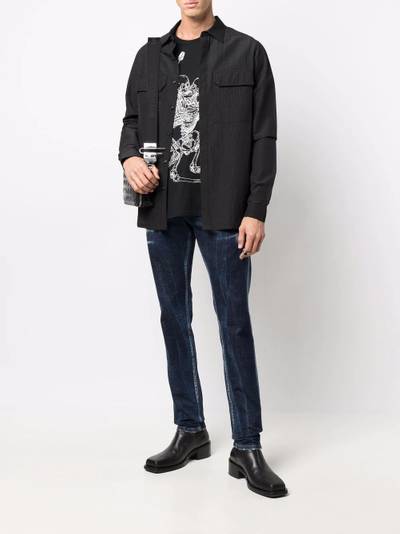 PHILIPP PLEIN mid-rise slim-fit jeans outlook