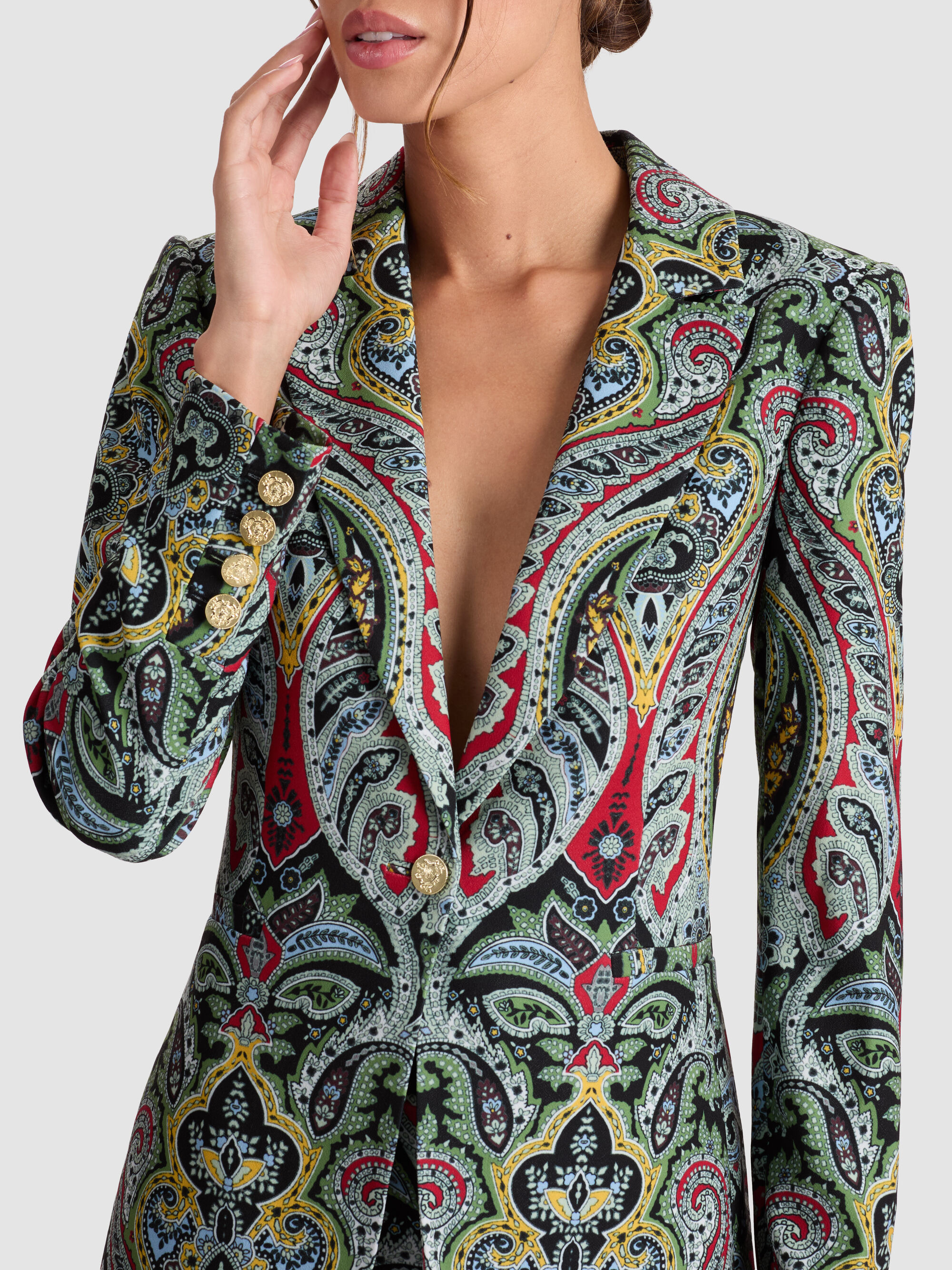 BREANN PRINTED BLAZER - 5