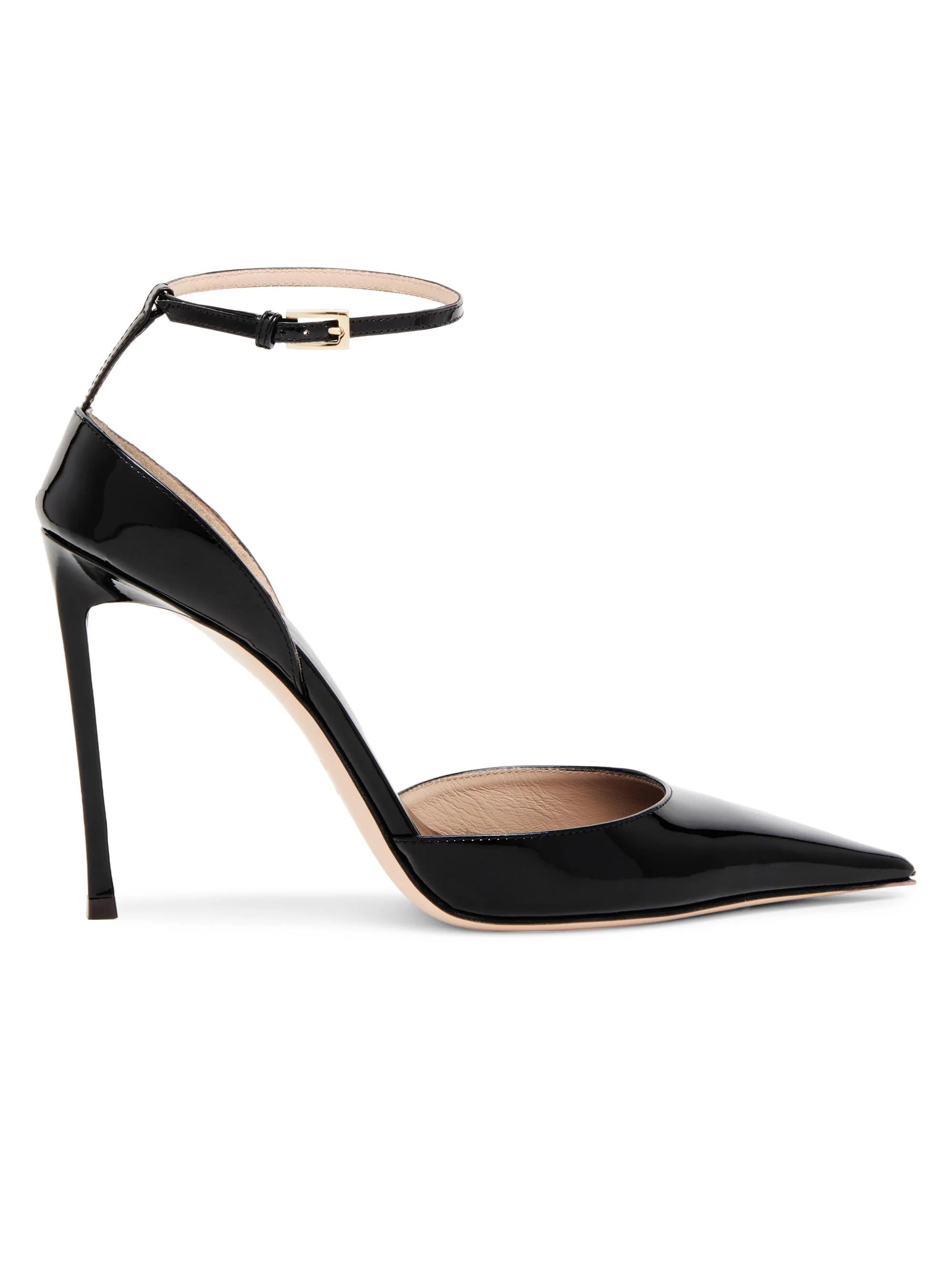 Women's 105MM Patent Leather Pumps - Black - 1