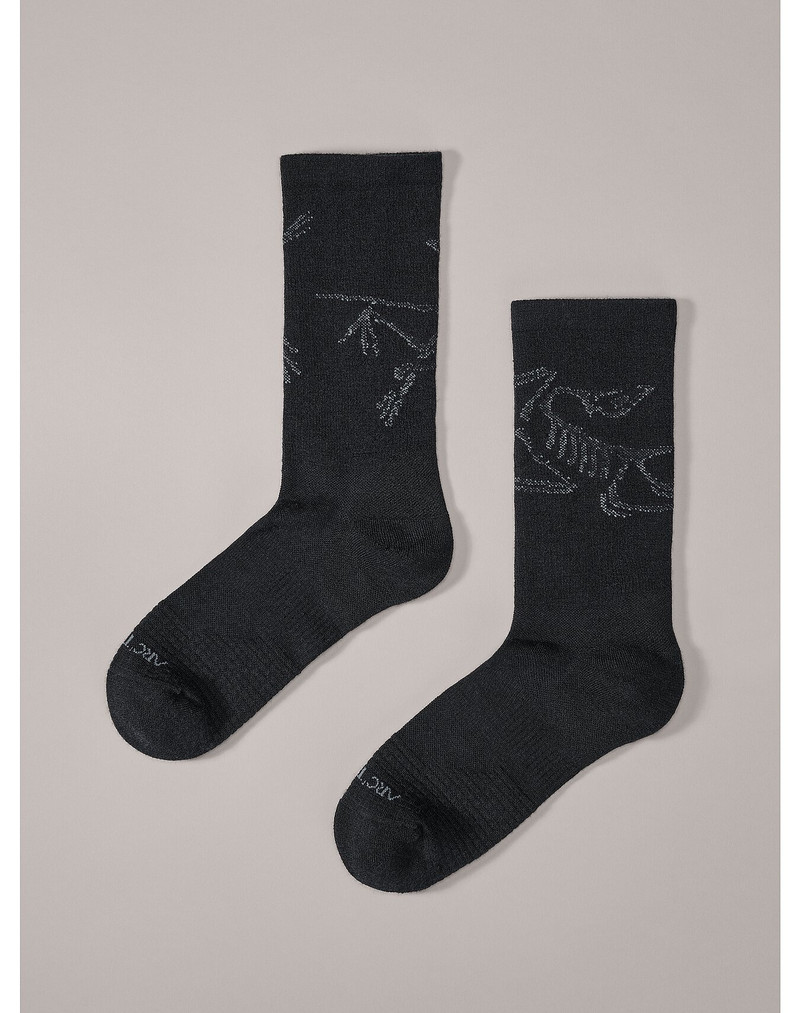 Merino Wool Mid Bird Sock 1
