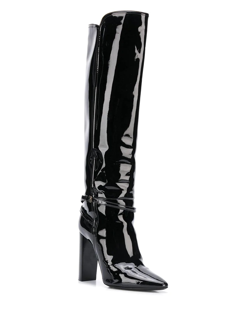 patent leather boots - 2