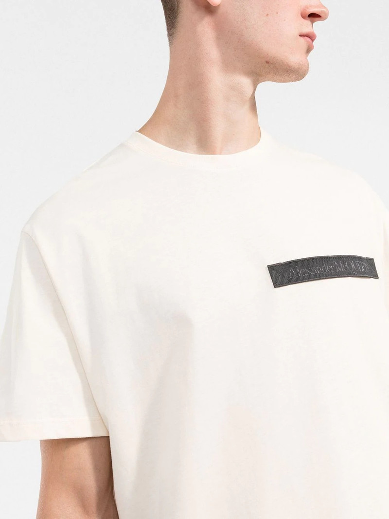 logo-patch cotton T-shirt 5