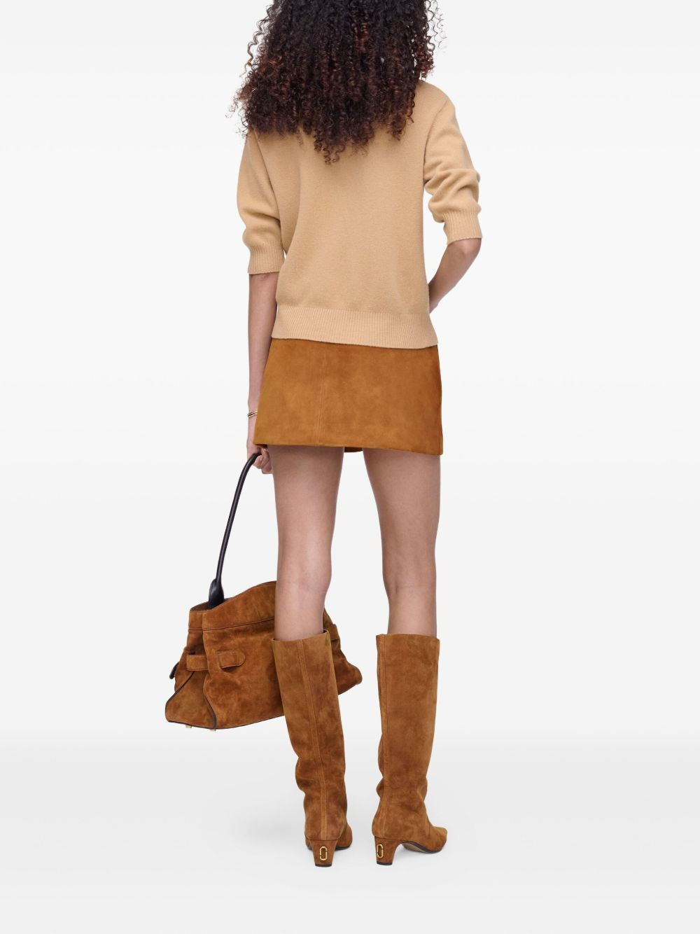 contrast-collar wool polo - 3