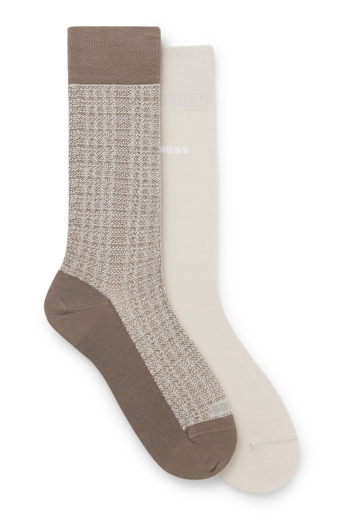 TWO-PACK OF REGULAR-LENGTH SOCKS IN COTTON - 1