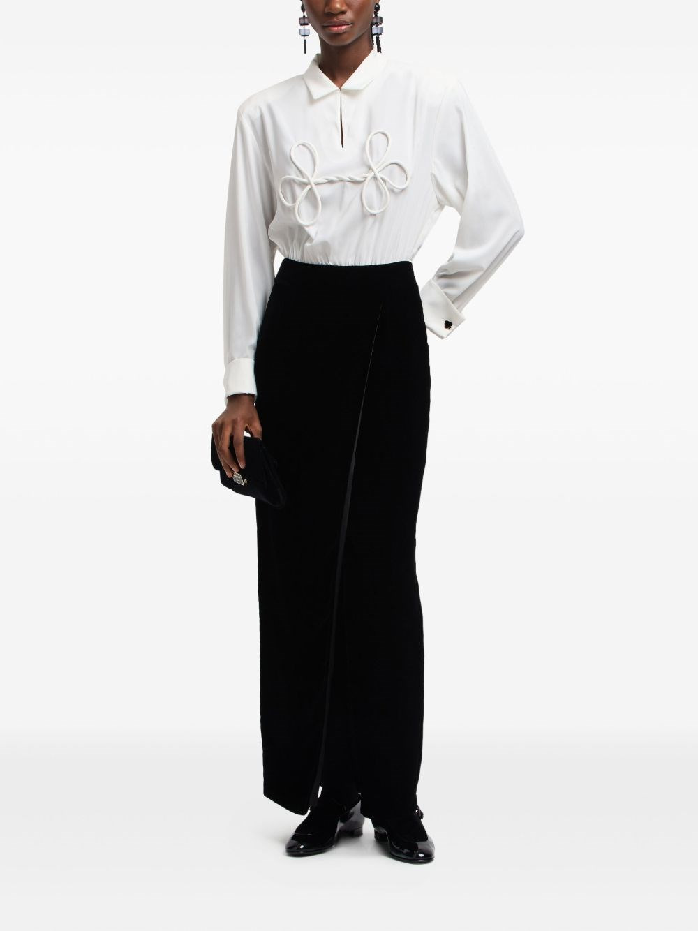 Bicolor long dress - 4