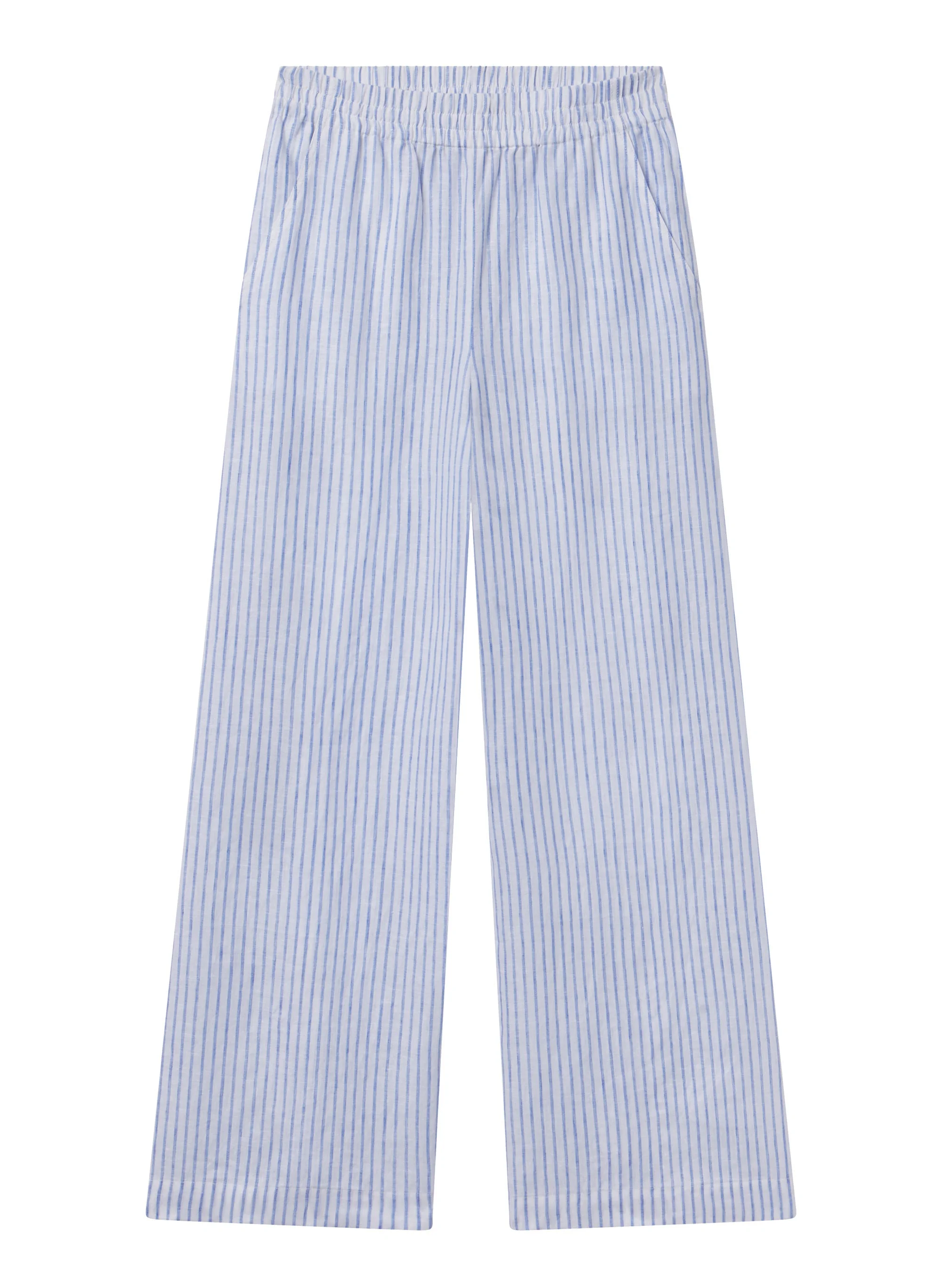 Tyler Striped Linen Pant - 1