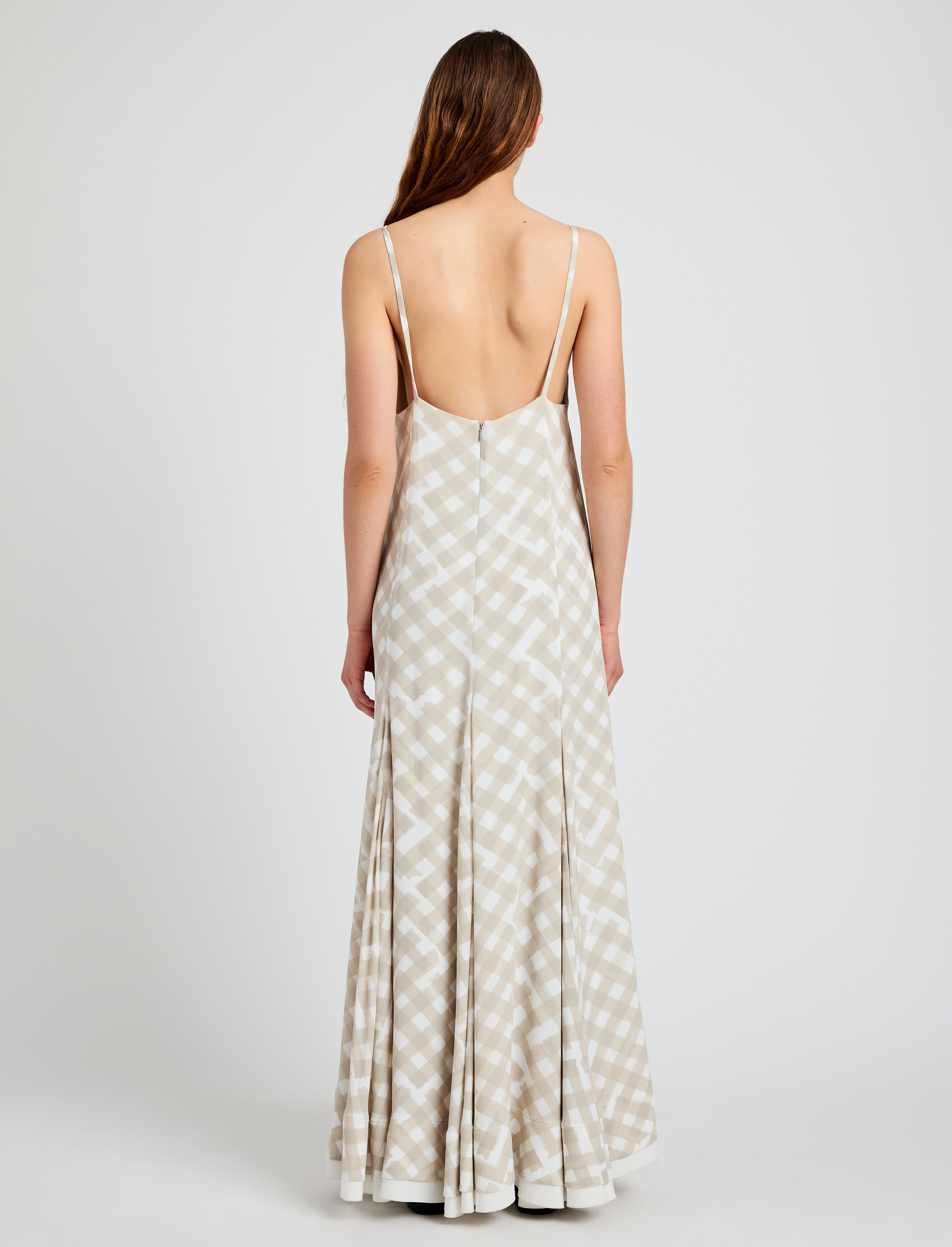 June Dress in Printed Crepe De Chine - 4