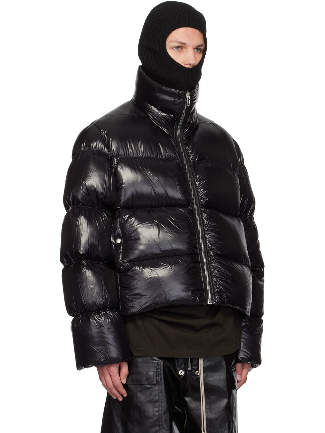 Black Porterville Turtle Down Jacket - 4