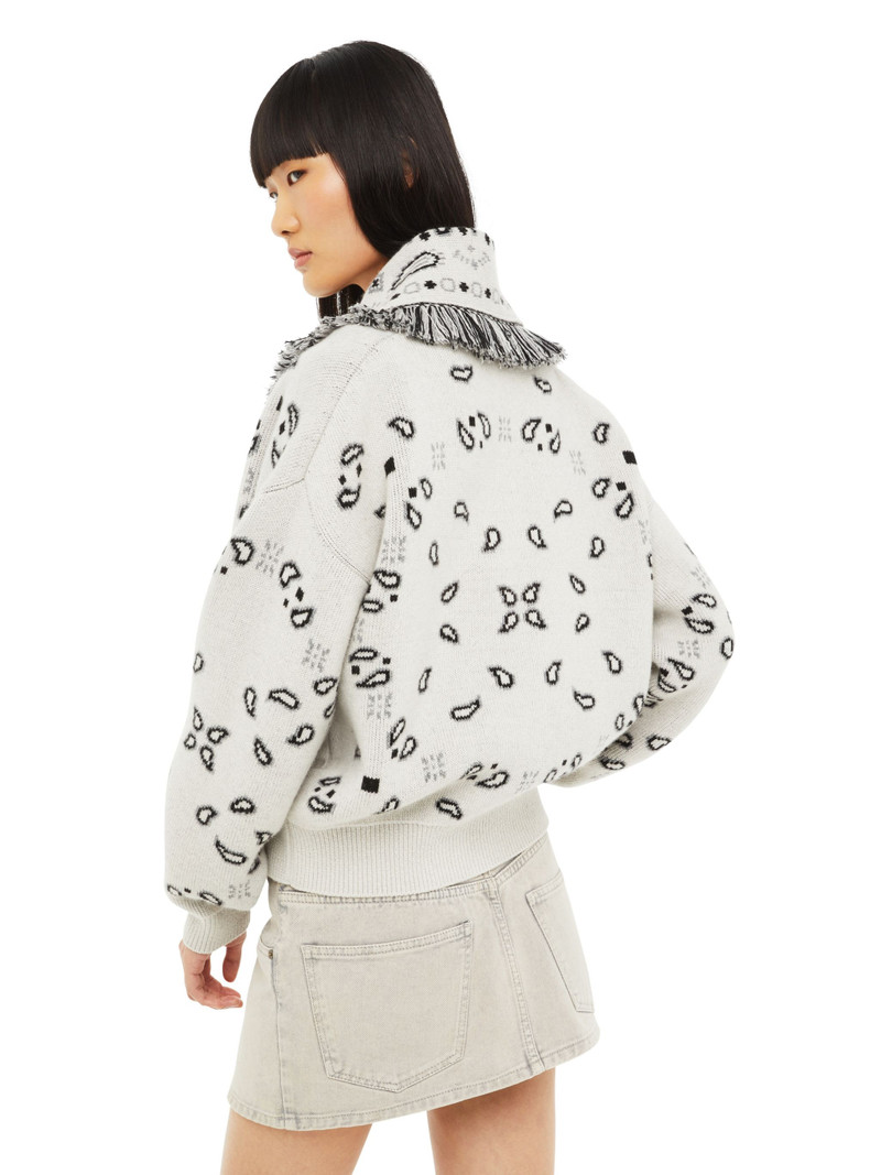 Bandana Jacquard Cardi-Bomber 8