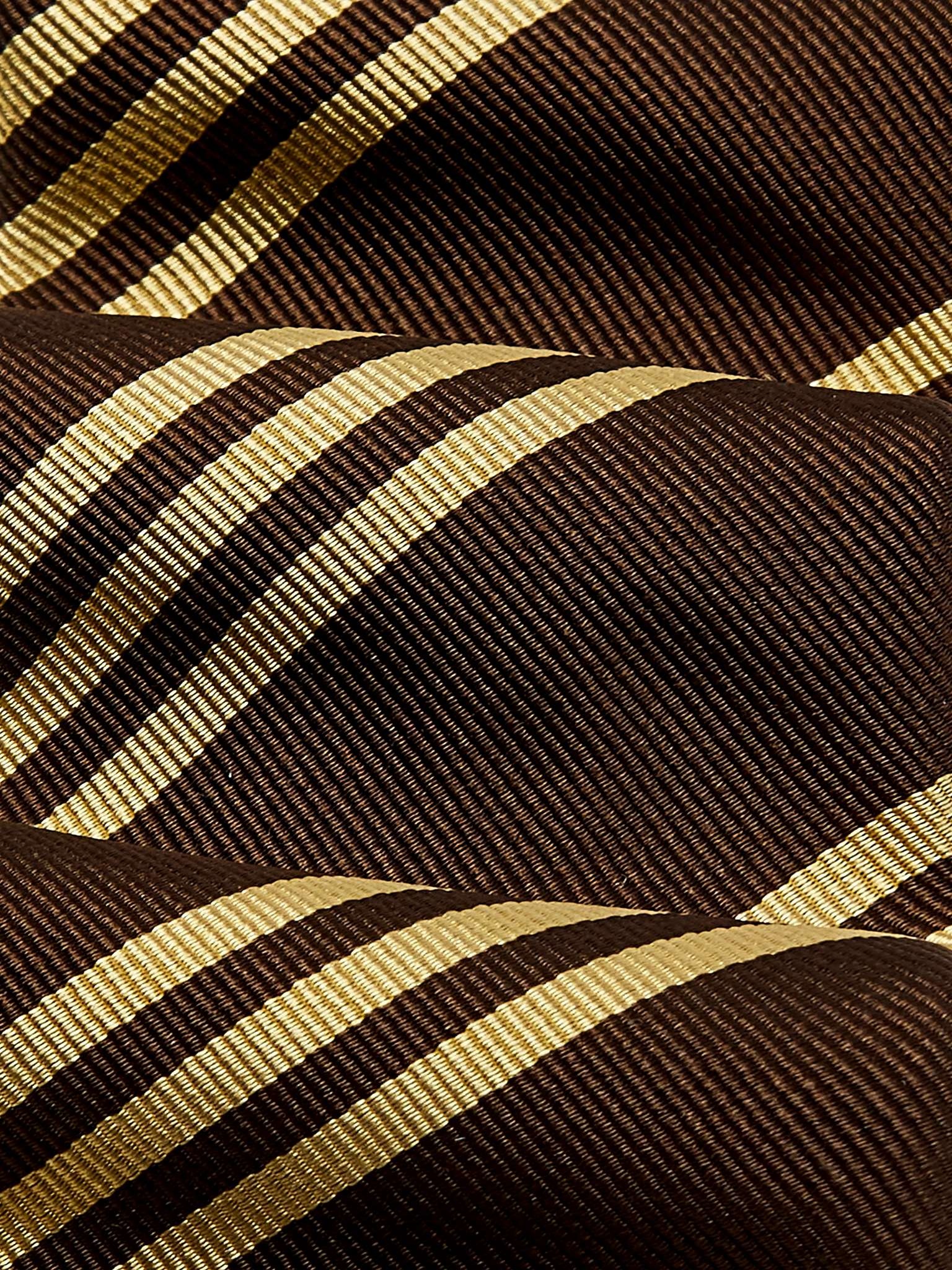 7.5cm Striped Silk-Jacquard Tie - 3