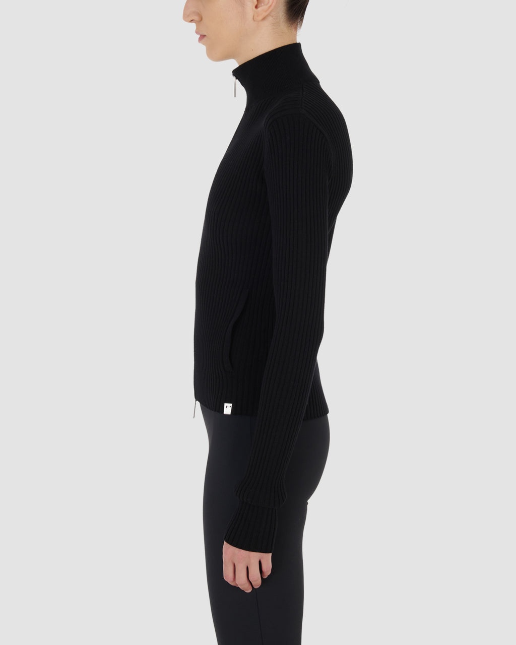 KNIT ZIP CARDIGAN - 4