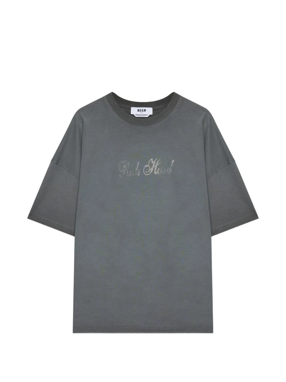 rhinestone T-shirt - 1