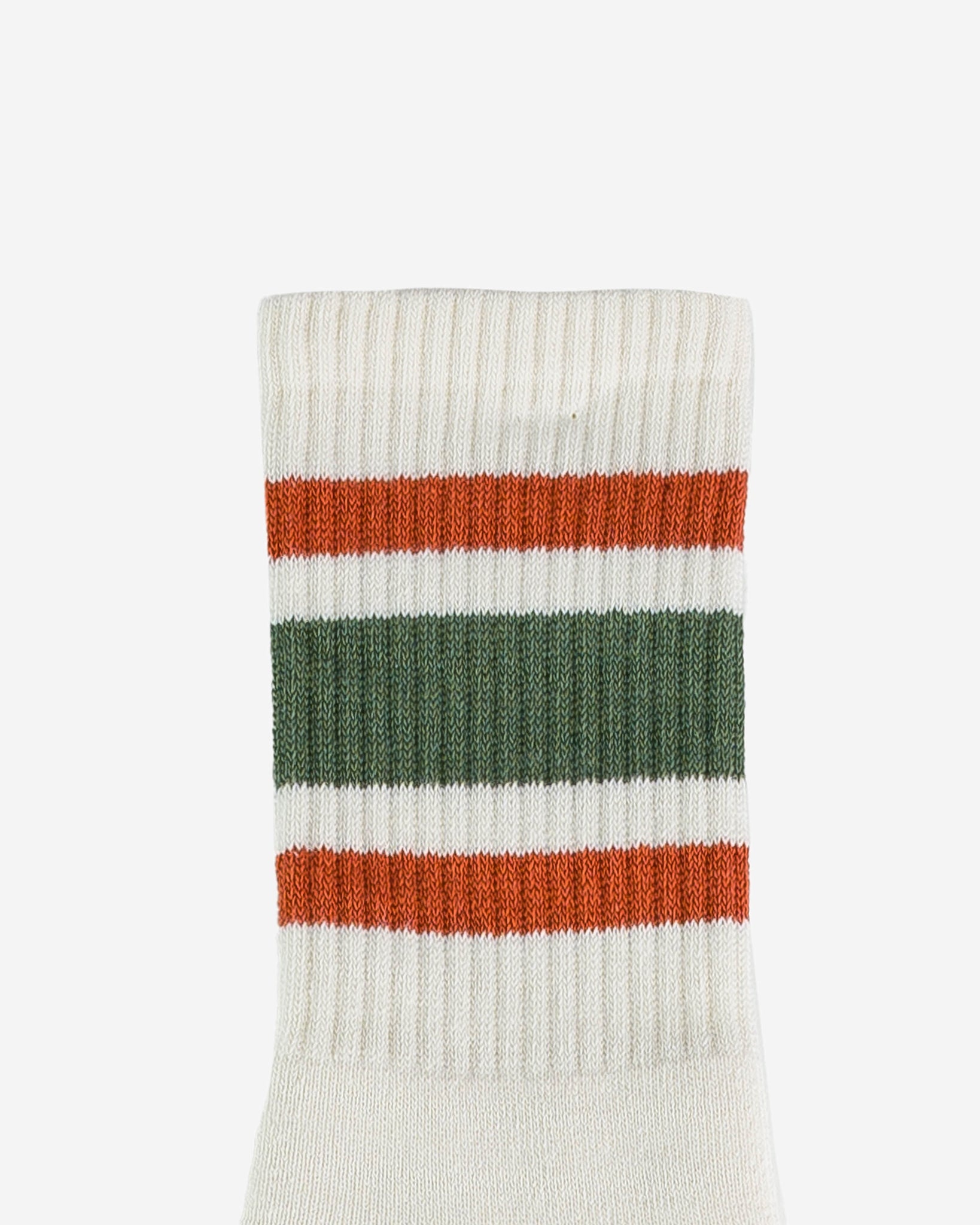 DEC-80-S-GRN Decka 80s Skater Socks - Short Length - Green - 2