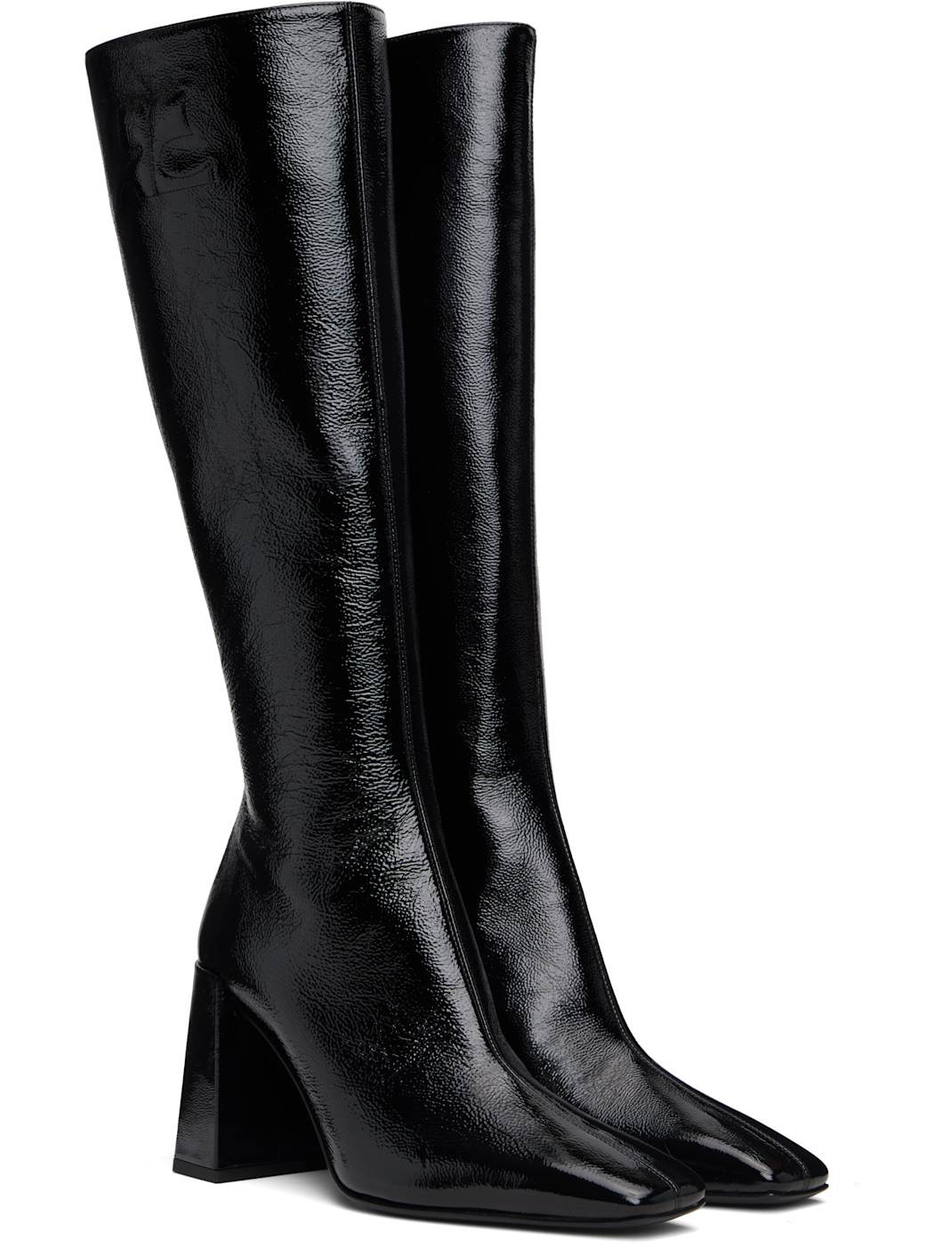 Black Heritage Shadow Naplack Tall Boots - 4