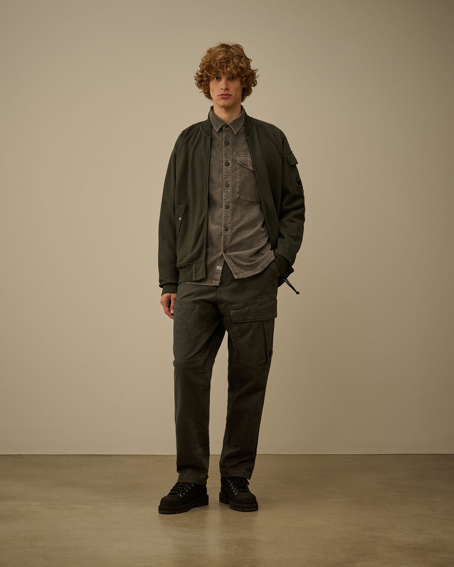 Corduroy Lens Longsleeve Button Shirt - 2
