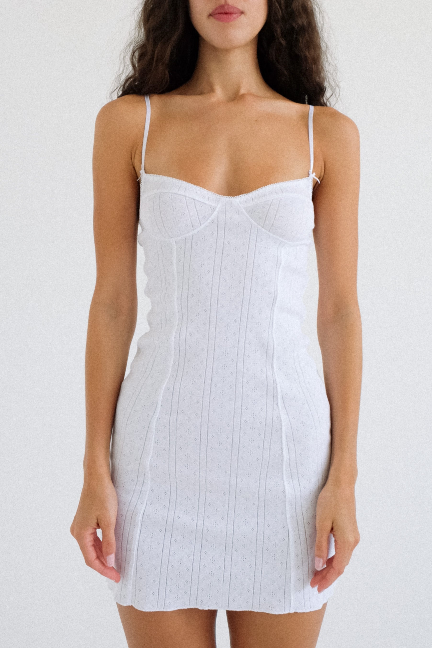 The Balconette Dress White - 6
