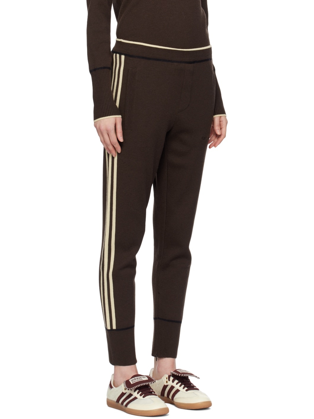 Brown adidas Originals Edition Statement Sweatpants - 2