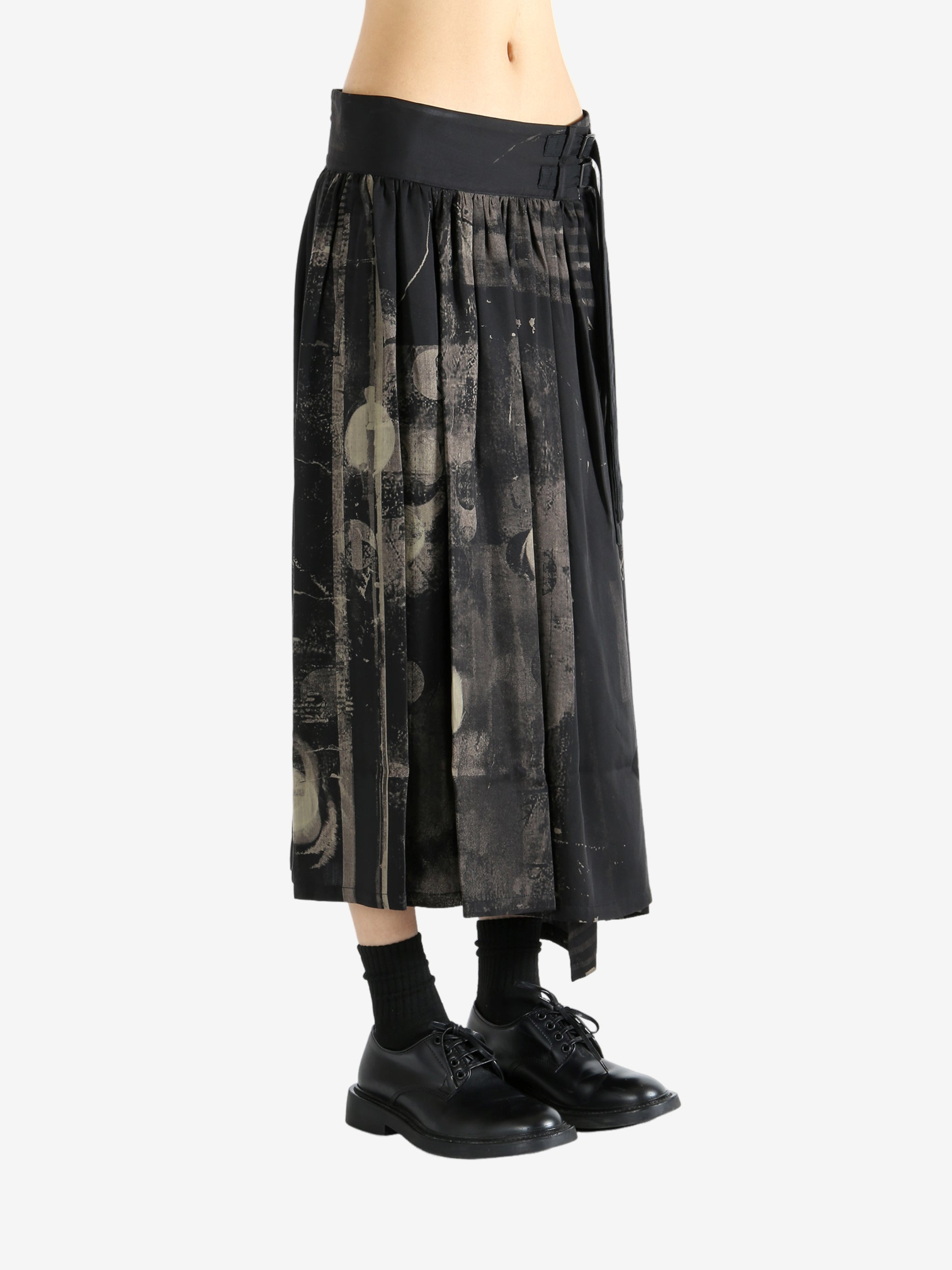Y'S - Women I-Asymmetrical Gathered Skirt - 2