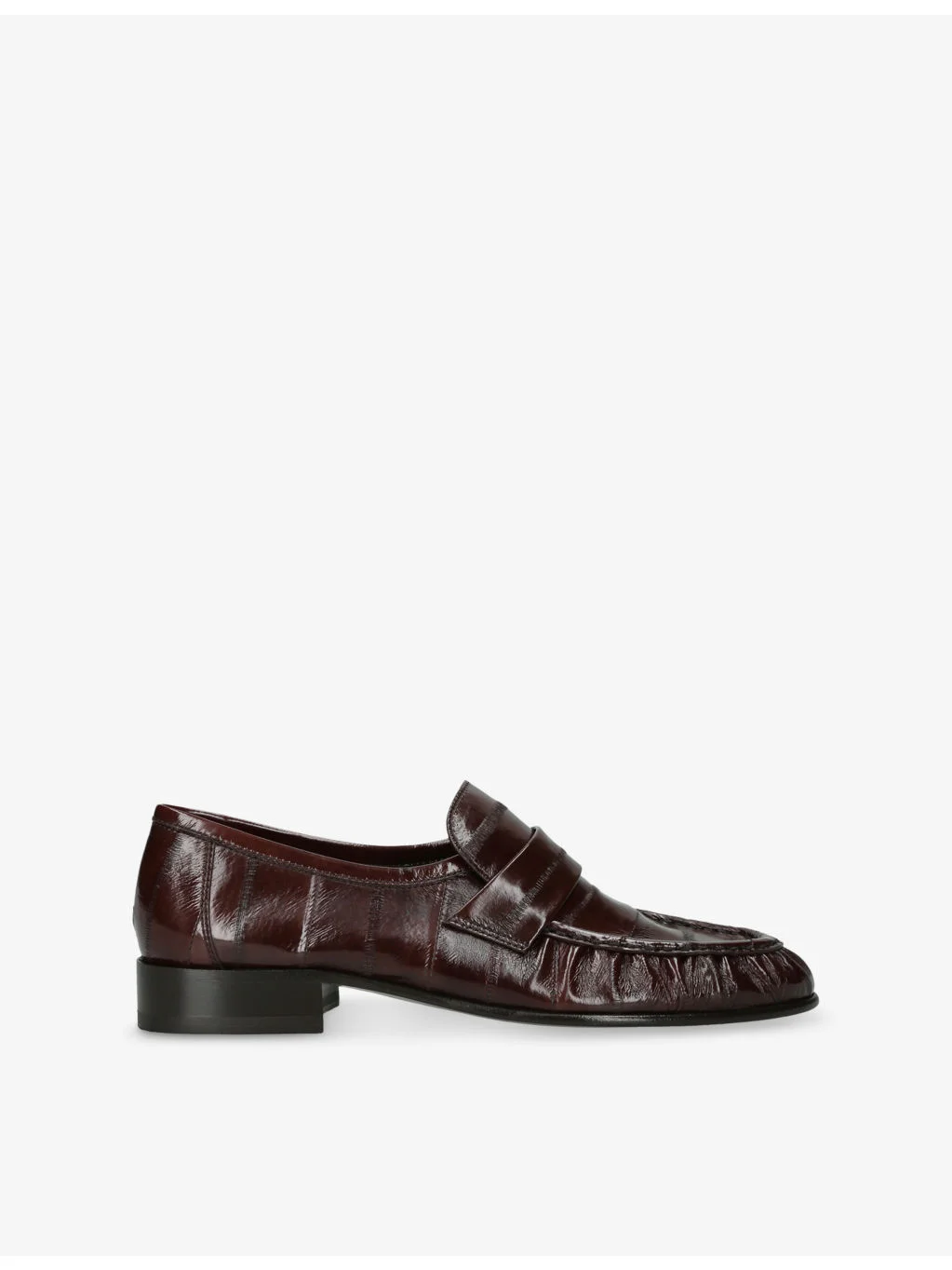 Soft Eel Leather Loafers - 1