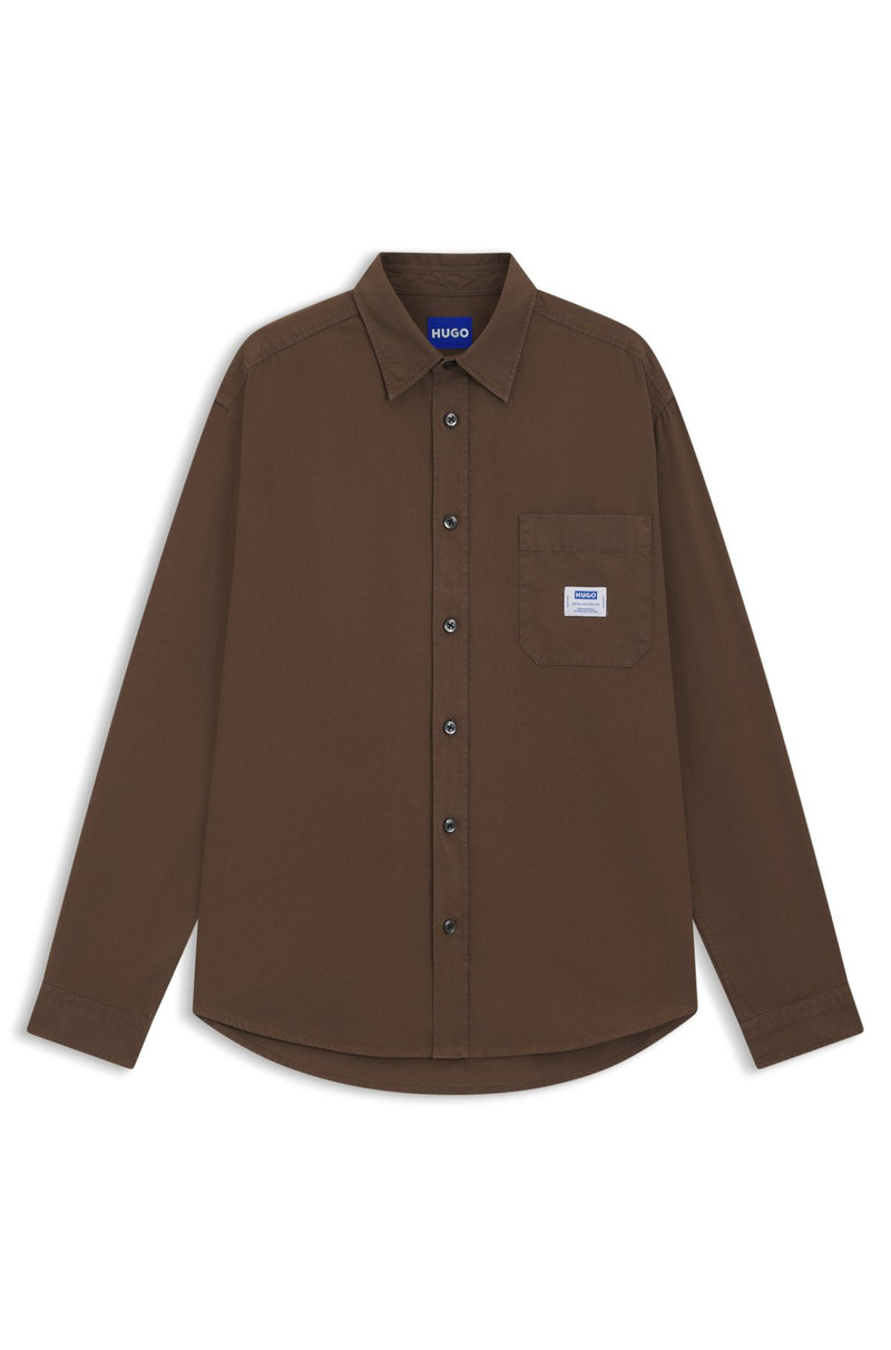 OVERSIZED-FIT OVERSHIRT IN COTTON CANVAS 1