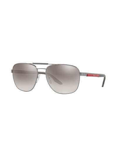 Prada pilot-frame tinted sunglasses outlook