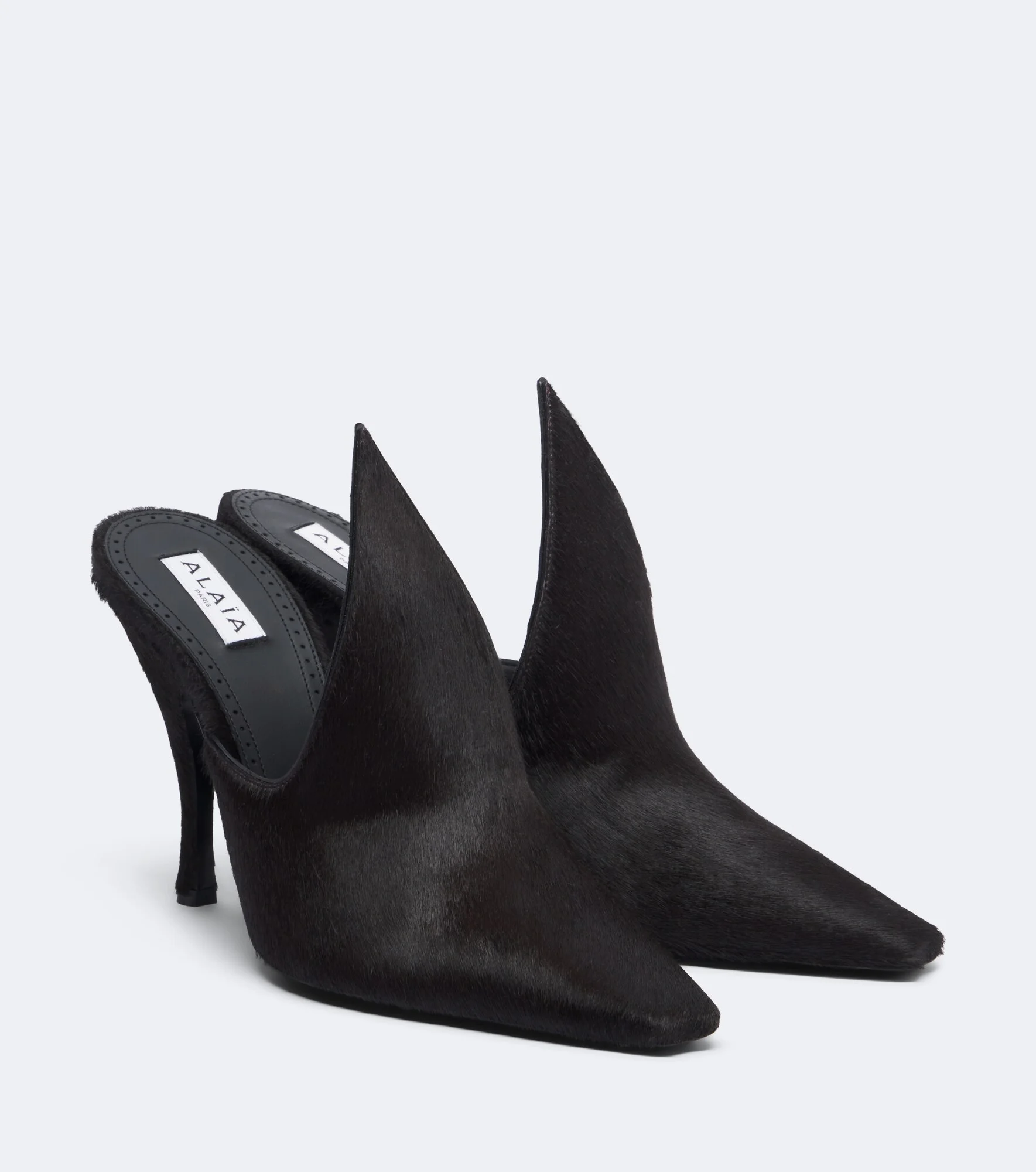 Calf hair mules - 1