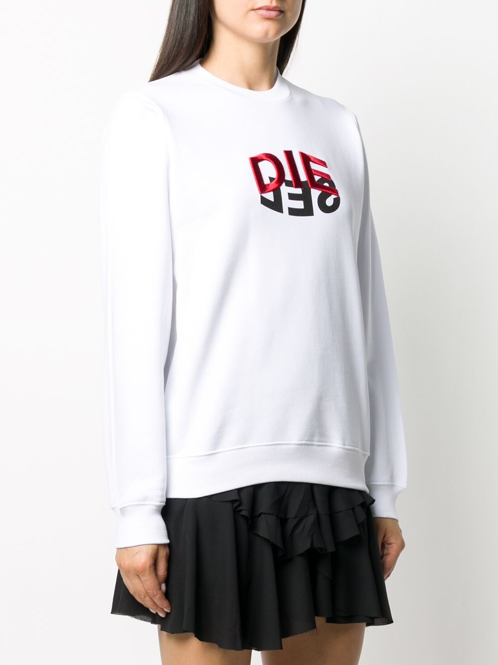 logo embroidered sweatshirt - 3