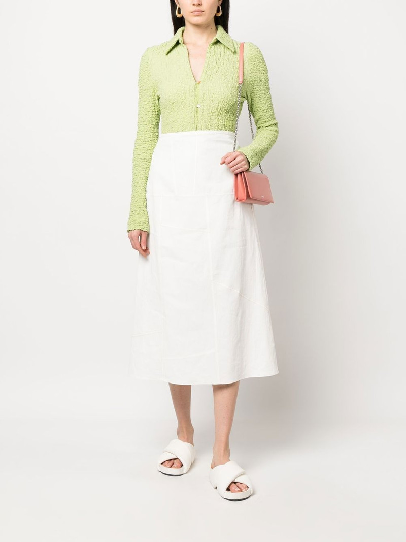 Jil Sander flared panelled midi skirt outlook
