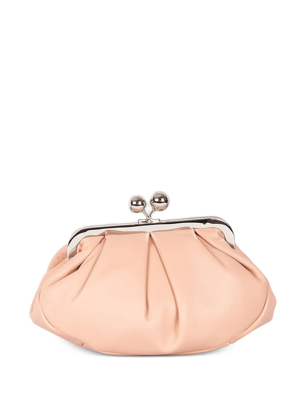 Small Pasticcino kisslock ruched clutch bag - 1